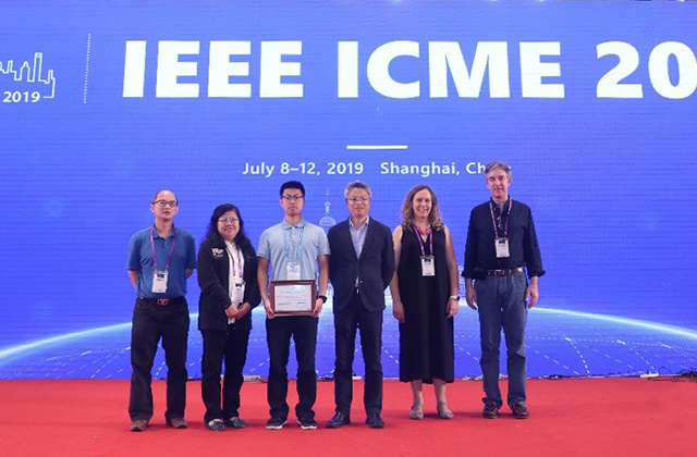 实验室研究生朱尊杰获IEEE ICME 2019最佳学生论文奖